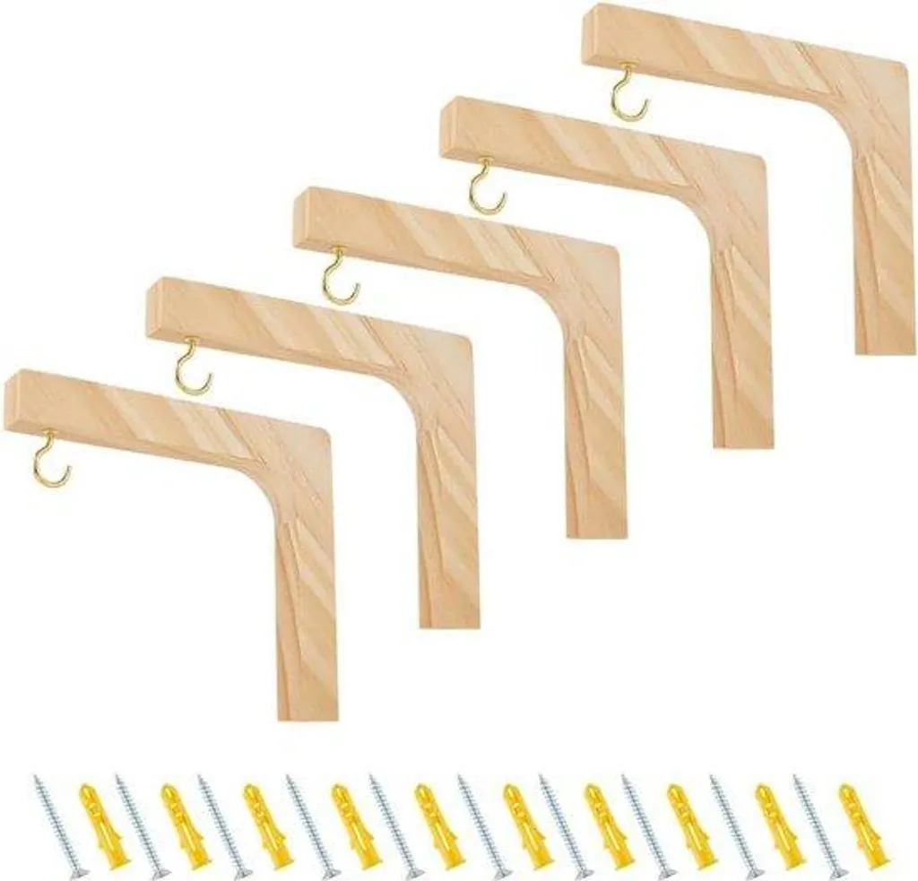 Support suspendu plante intérieur en bois de hêtre - Diamètre 10 mm