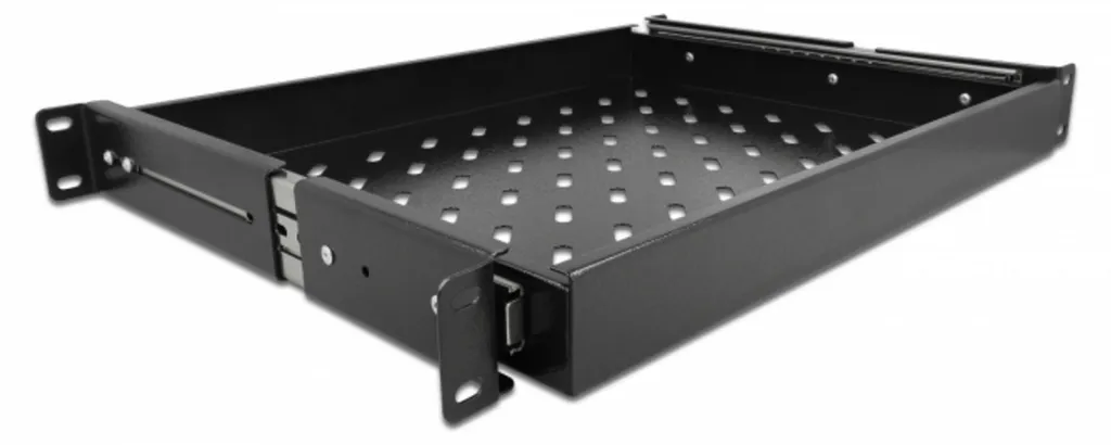 Optimisez votre Rack 19 avec ce Tiroir Coulissant 1U Noir Anti-Désordre