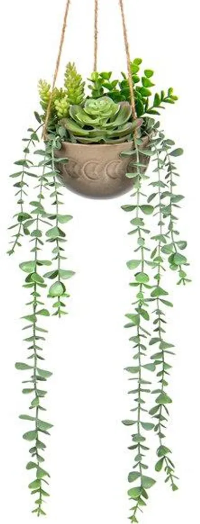 Plante artificielle d'intérieur 50 cm en pot pour bureau et maison