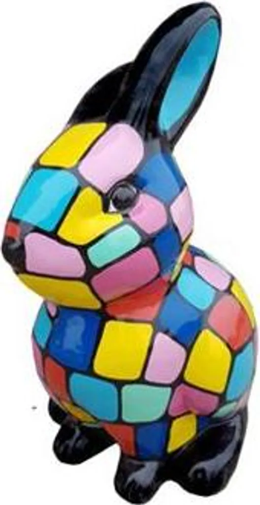 Décoration Jardin Lapin Abstrait 50cm : Idéal pour Balcon et Terrasse