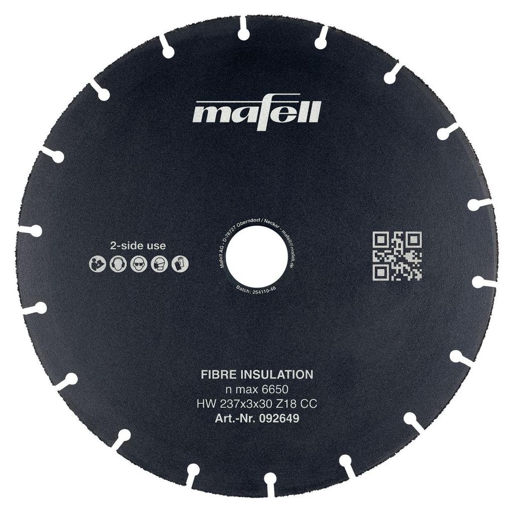 Mafell Sägeblatt KSB-FI 237, HW, 237 x 3 x 30 mm, Z18 | Produktbild 