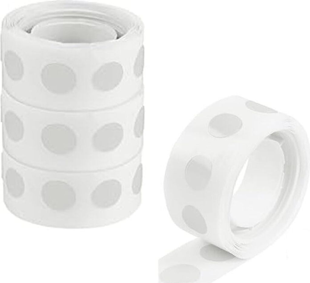 400 Stück (4 Rolle) Doppelseitig Klebepunkte Transparent für Luftballons, Entfernbares Ballon Klebeband Klebe punkte für Hochzeit, Geburtstag, P...