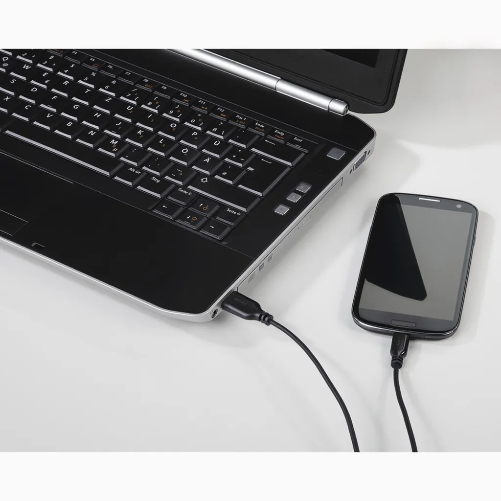 INL InLine® Cavo USB 2.0 Micro, Micro B maschio / Micro B, 5m, prolunga, dorato