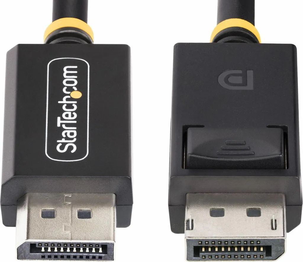 Câble DisplayPort 2.1 StarTech.com 1m DP80 Certifié VESA 80Gbps Noir