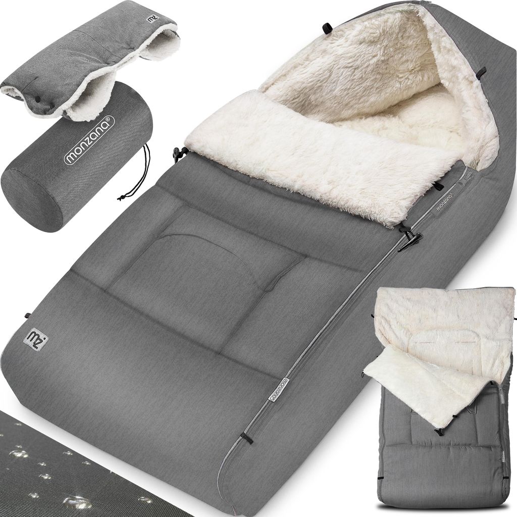 MONZANA® Chancelière universelle avec chauffe-mains pour Image du produit 