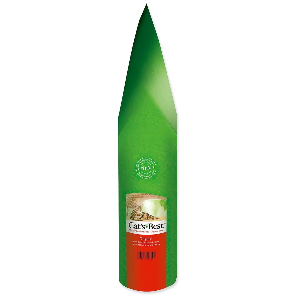 Litière Végétale Cat's Best Öko Plus 40 Litres - Compostable et Propre - 3