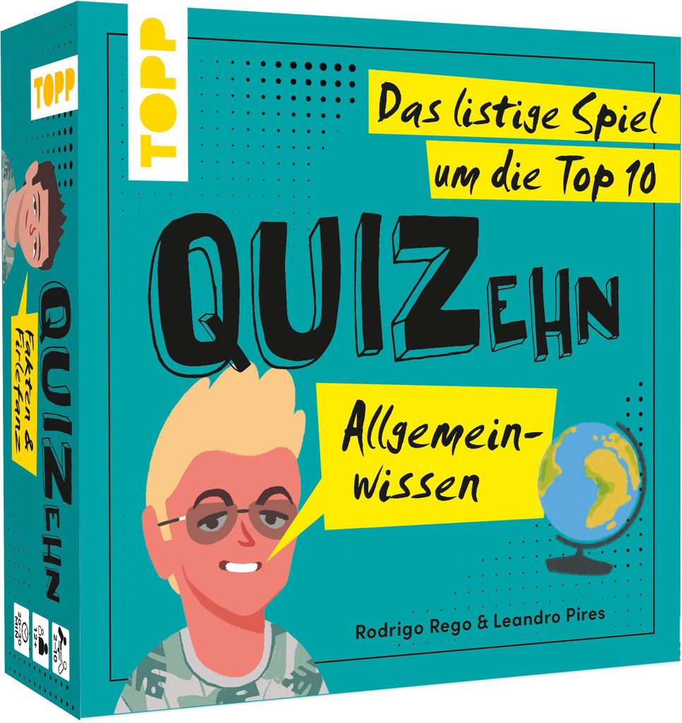 QUIZehn - Allgemeinwissen. Das listige Spiel um die Top 10