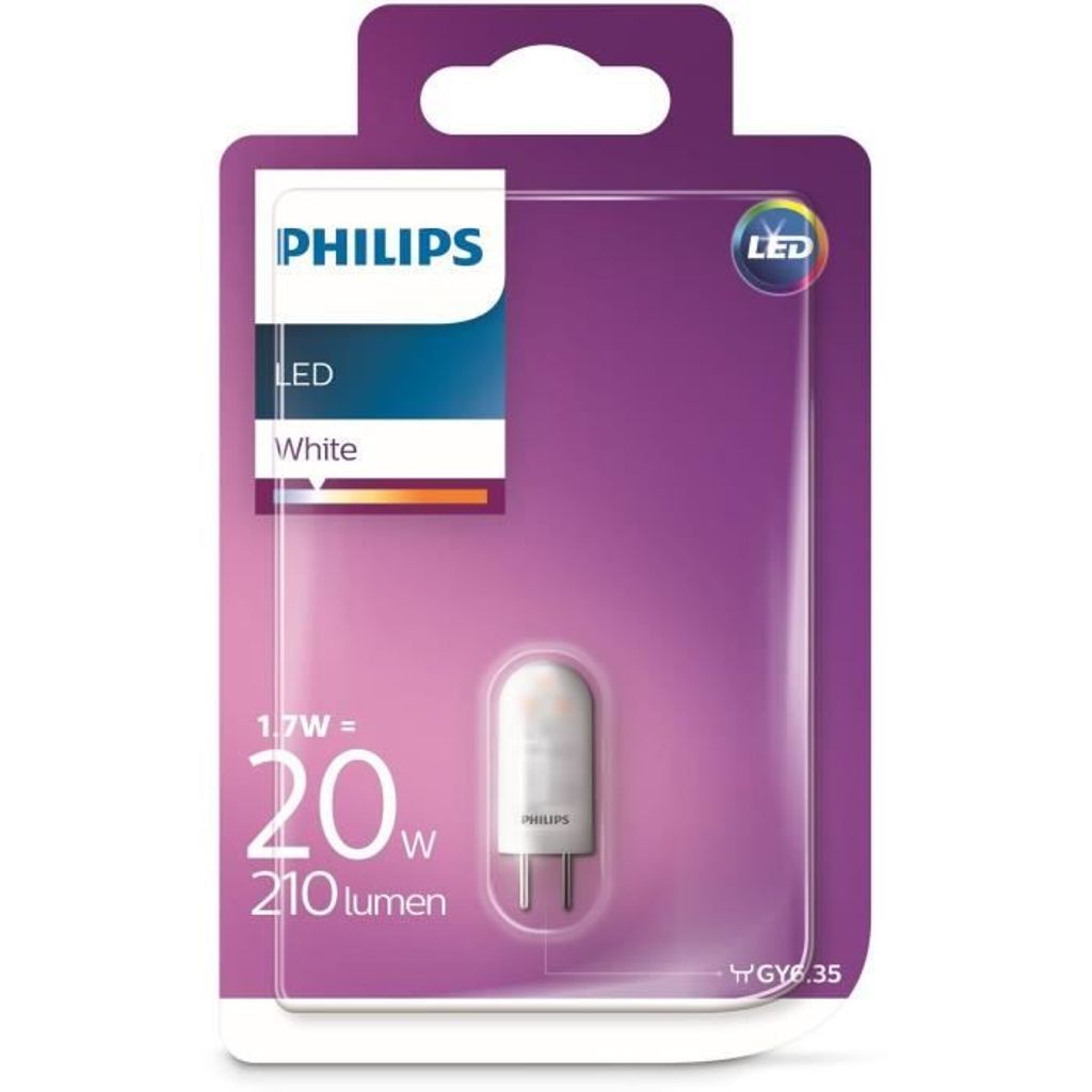 Philips LED Leuchtmittel Stiftsockellampe 1,7W = 20W GY6,35 Produktbild 