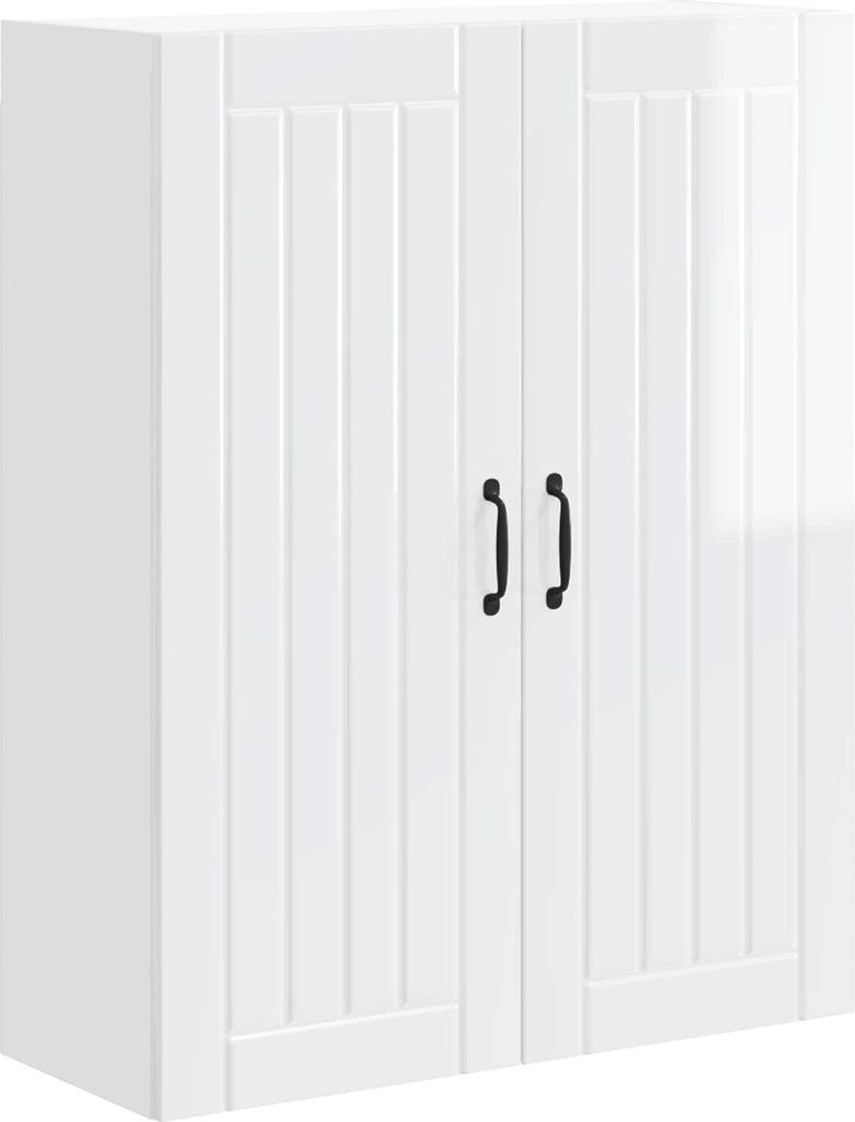 Küchenschrank Lucca Hochglanz Weiß 80 x 31 x 100 cm