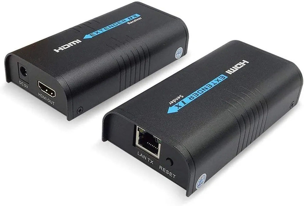 Prolongateur HDMI pour Vidéosurveillance et Home Cinéma 100m RJ45 1080p