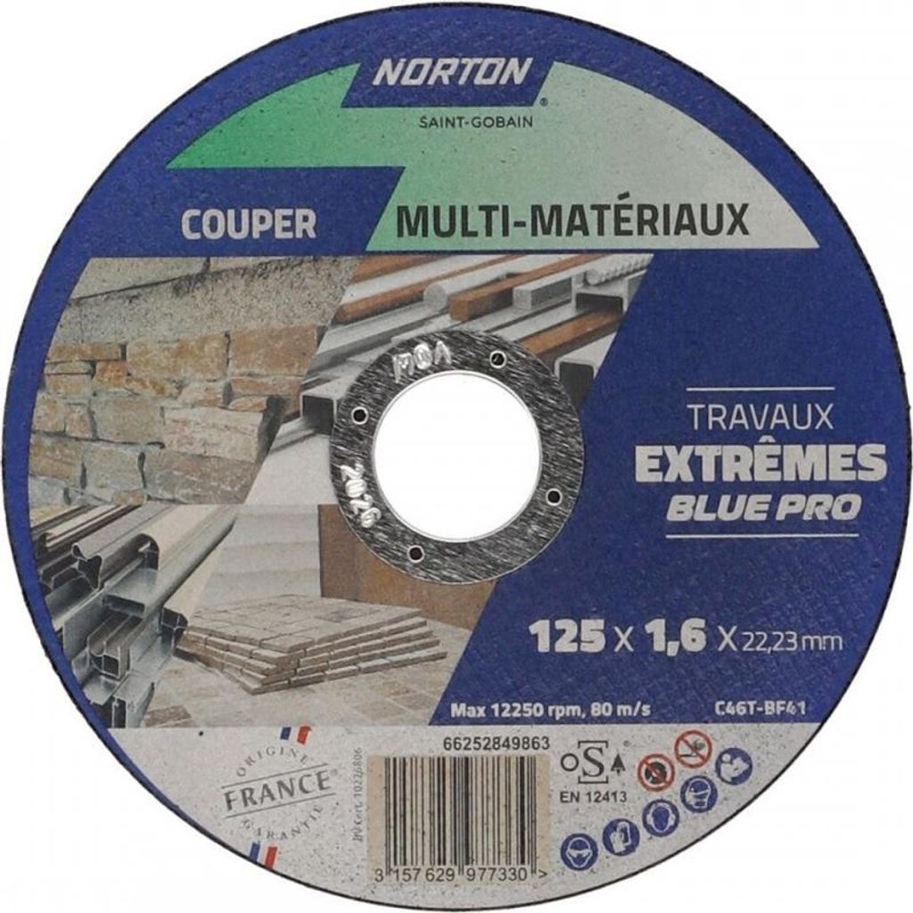 NORTON Extreme 125x1,6 Vollmatte Scheibe