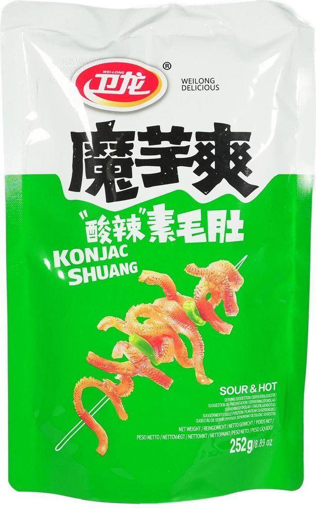 Wei-Long Konjac Shuang scharf & sauer 252g Produktbild 