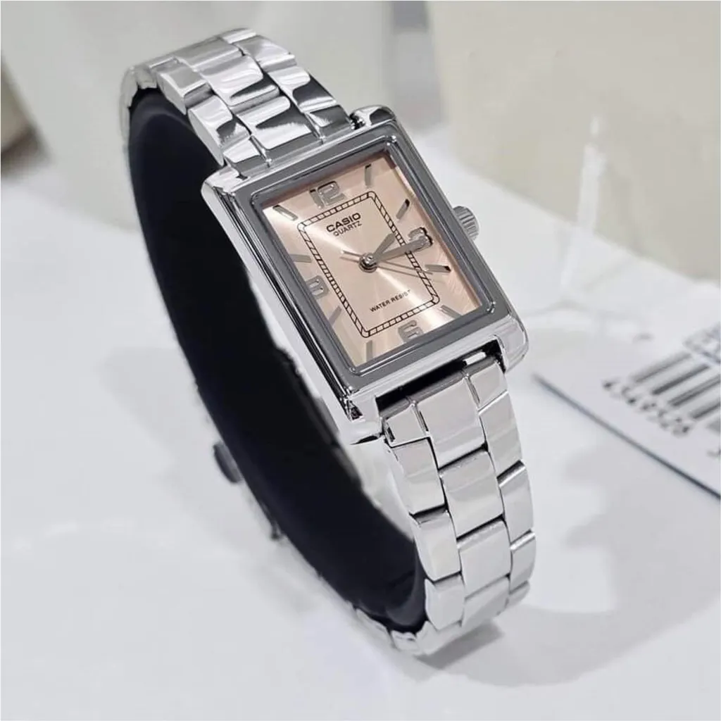 Orologio Casio Donna Rettangolare Rosa LTP-1234DD-4A Prezzo Offerta - 5
