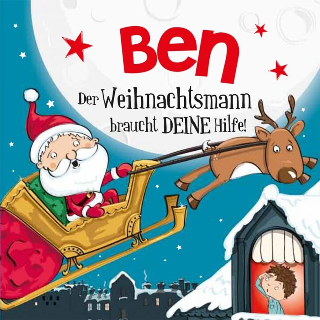 Namens-Weihnachtsbuch - Deine persönliche Weihnachtsgeschichte mit Namen Ben