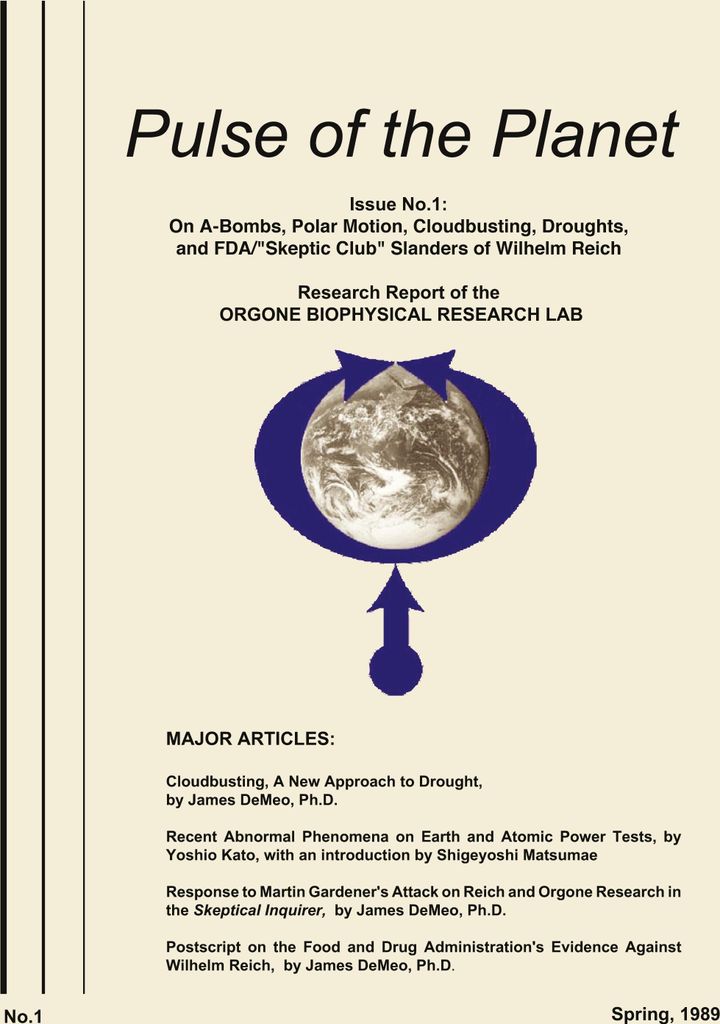 Pulse Of The Planet No.1: On A-bombs, Po – Lingua: Inglese