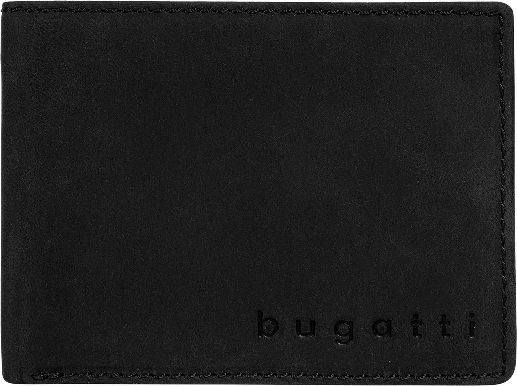 bugatti Geldbörse Luca Herren schwarz Produktbild 