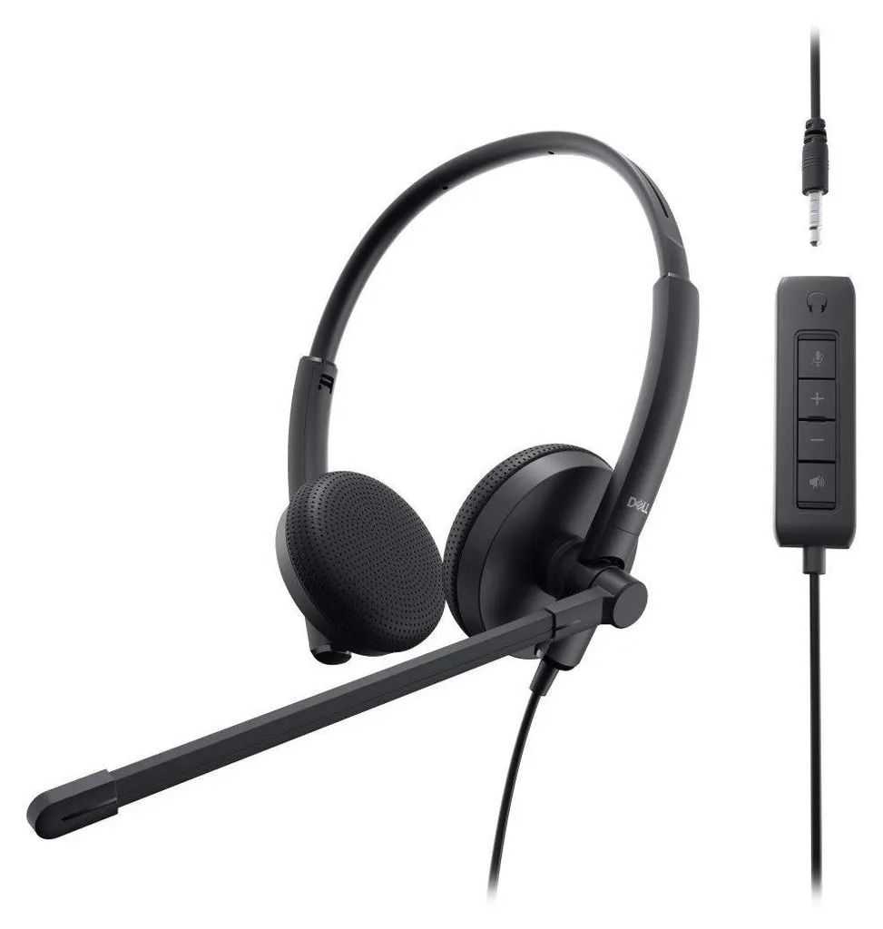 Casque Filaire Stéréo Dell WH1022 pour Visioconférence et Télétravail - 8