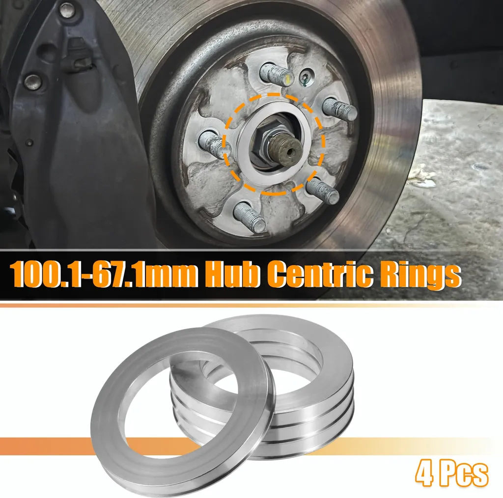 Stop Vibrations Volant avec Anneaux de Moyeu 100.1-67.1mm en Alu