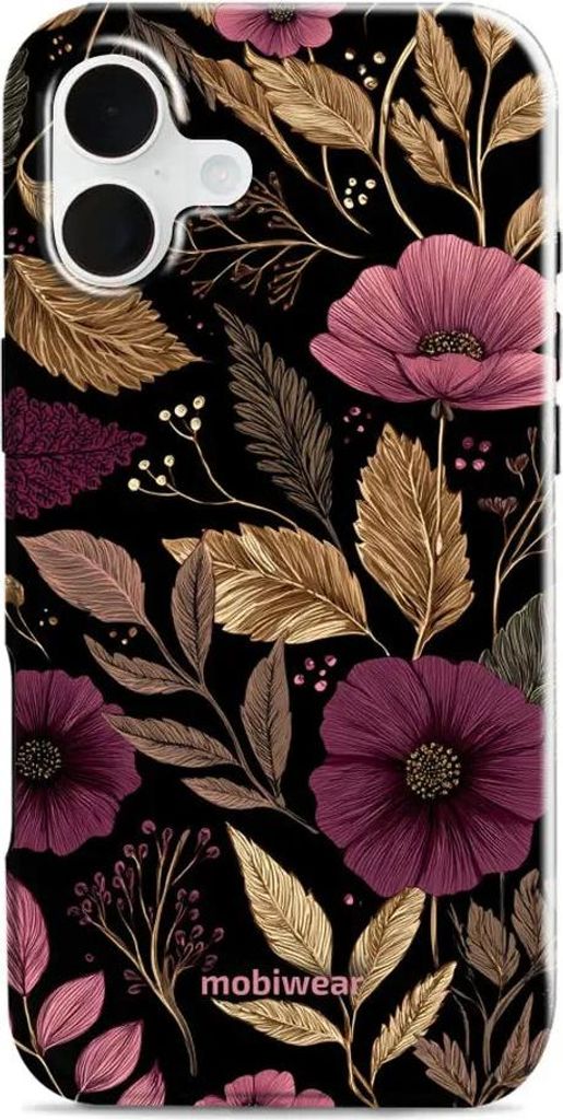 Handyhülle für iPhone 16 Plus, Mobiwear Elite Pro, Glamour-Herbst