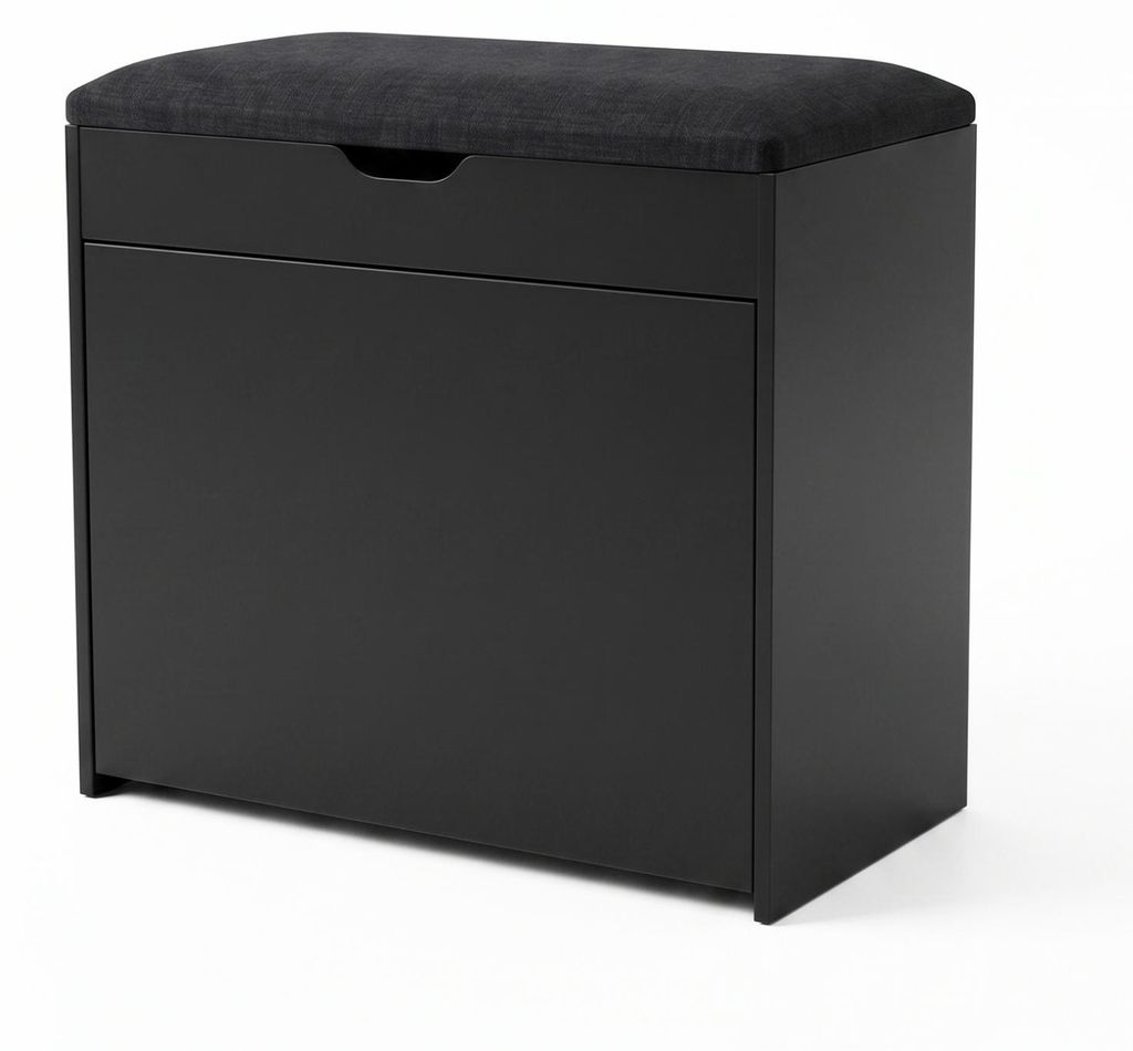Schuhschrank mit Sitzfläche und ausziehbaren Regalen VAULT, Produktbild 