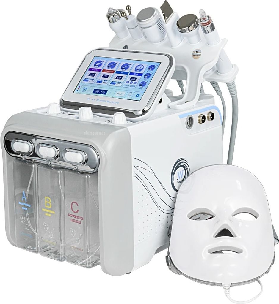 Hydro Wasser Sauerstoff Jet Peel Maschine, Tiefe Hydrationstechnologie, RF-Lifting, Dermabrasionsfunktion