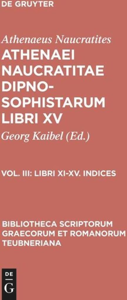 Libri XI-XV. Indices