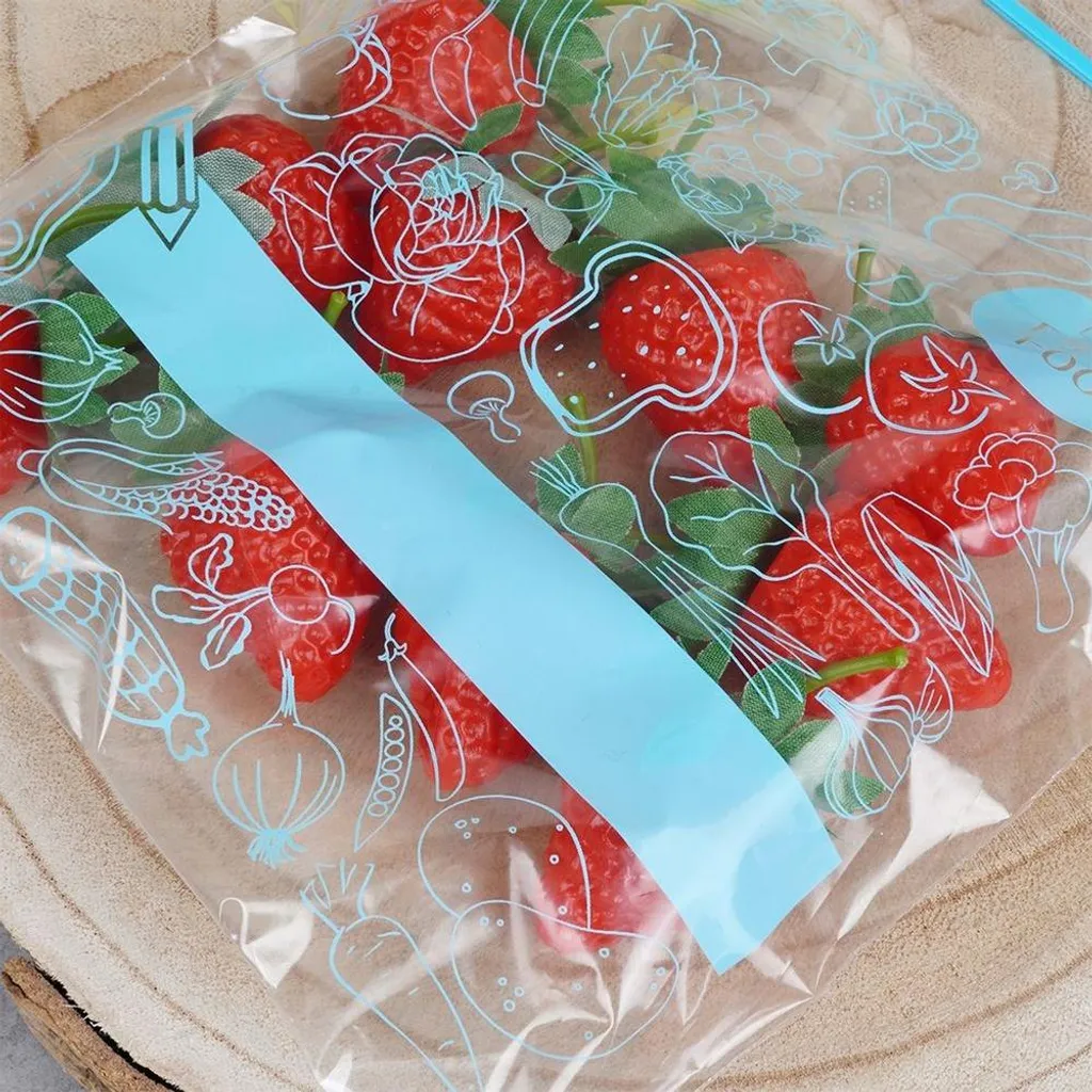100 Pezzi Sacchetti Trasparenti In Pvc Richiudibili Con Cerniera