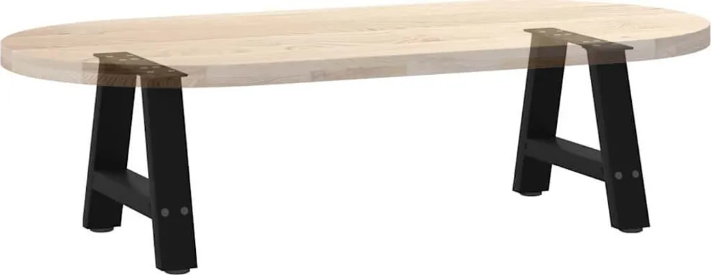 Gambe in Acciaio Nero per Tavolino Caffè A-Frame DIY 2 Pezzi - 8