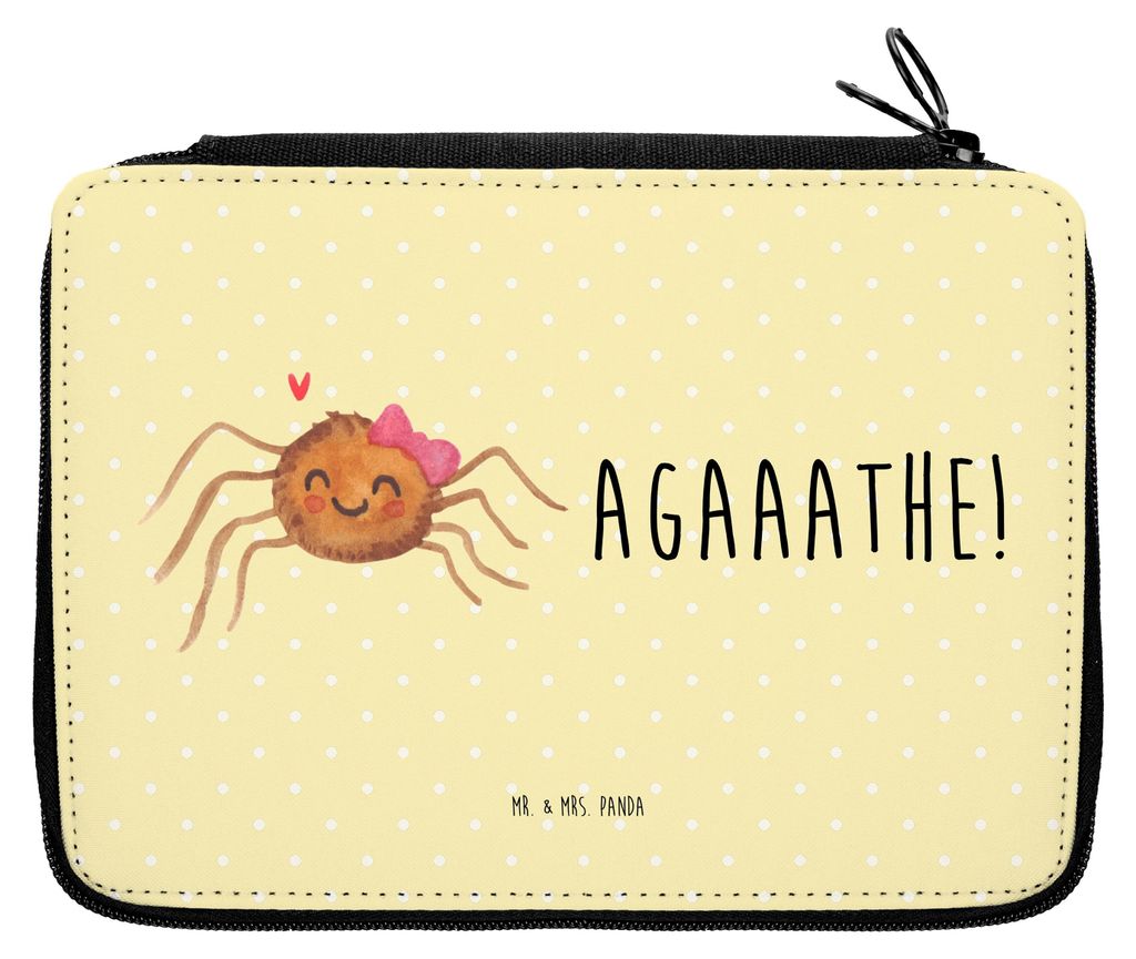 Mr. & Mrs. Panda Etui Spinne Agathe Freude - Gelb Pastell - Produktbild 