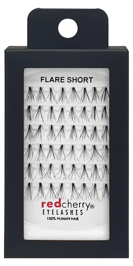Red Cherry Eyelashes Einzelwimpern Flare Short Produktbild 
