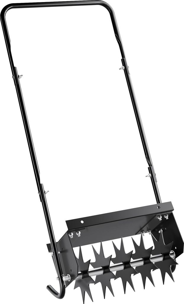 Wiltec Aérateur de Gazon rotatif 5 pointes Noir Profondeur Image du produit 