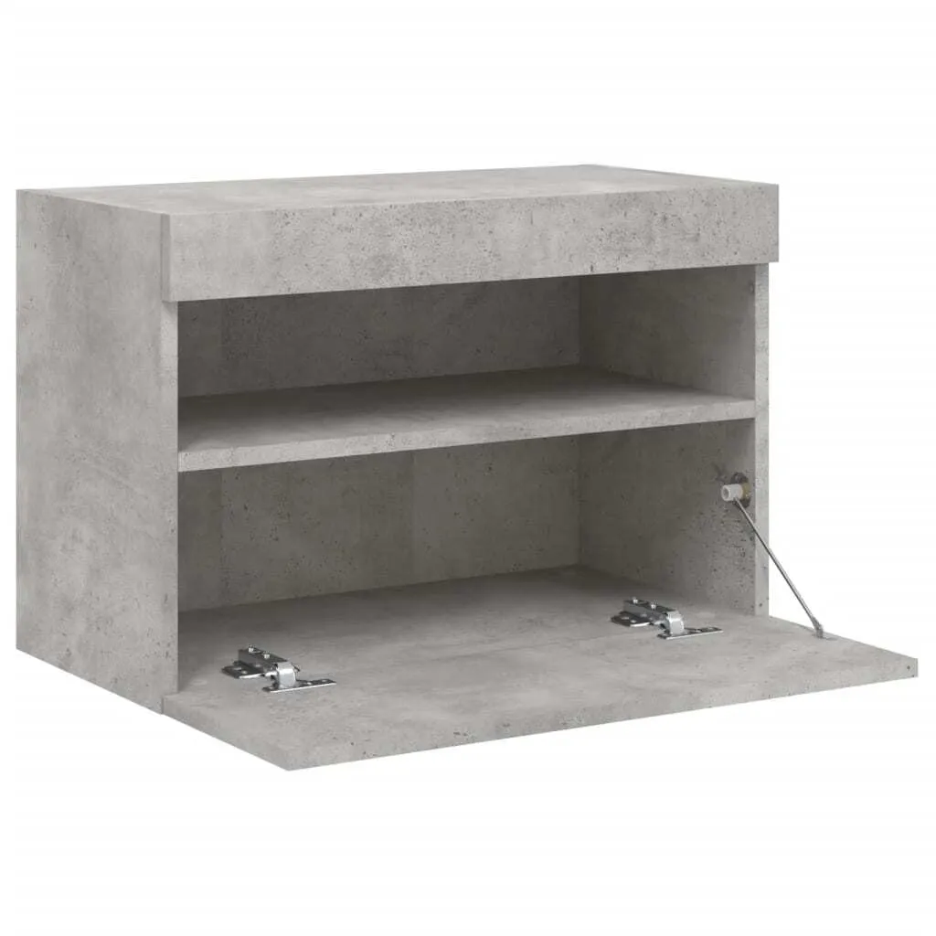Pensile TV LED Gaming Grigio Cemento 60x30x40 - Setup Postazione - 8