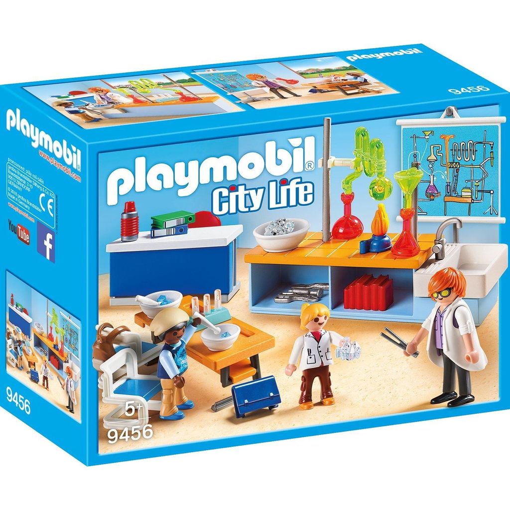 PLAYMOBIL City Life 9456 Chemieunterricht Produktbild 