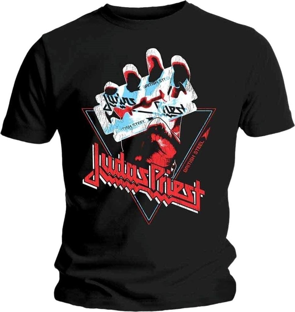 Judas Priest British Steel Hand Triangle Black L T-Shirt Produktbild 