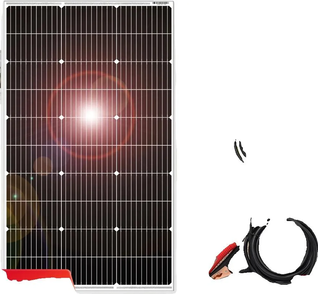 Kit Pannello Solare 100W IP67 Monocristallino | Efficienza Outdoor - 1