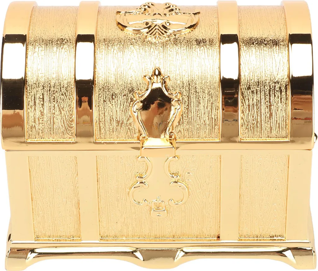 Coffret bijoux anti-rayures en métal doré - Protégez vos bagues et bijoux