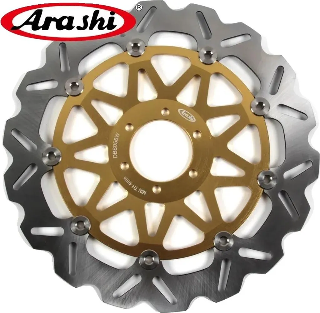 Disque de frein flottant or avec durabilité améliorée pour roue avant