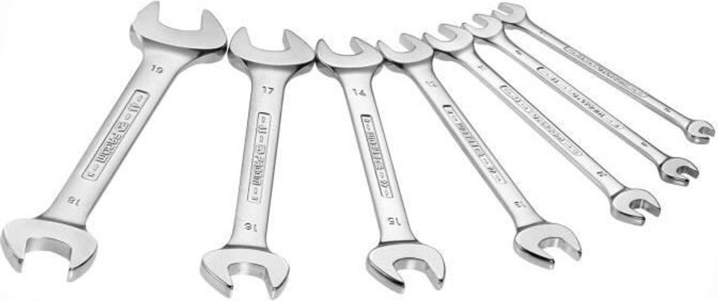 Gabel-Schlüsselsatz FACOM 44.J7PB, 7-teilig, 6 bis 19 mm, 14 Öffnungen