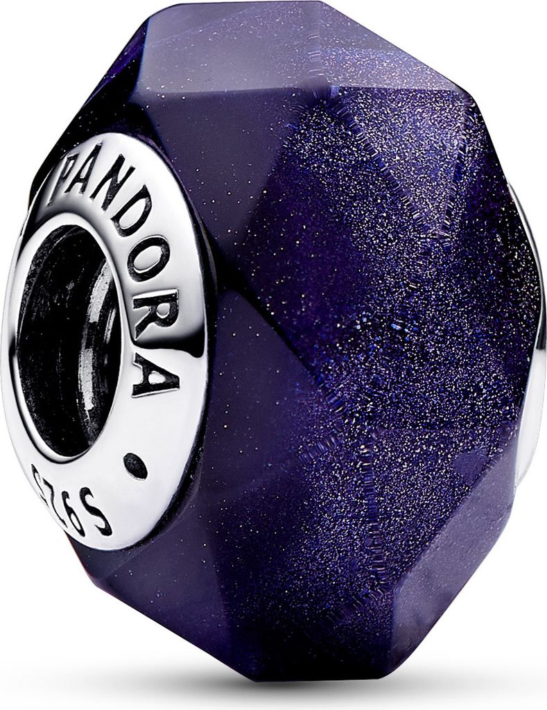 Pandora 792984C00 - Facettiertes blaues Muranoglas - Bedel