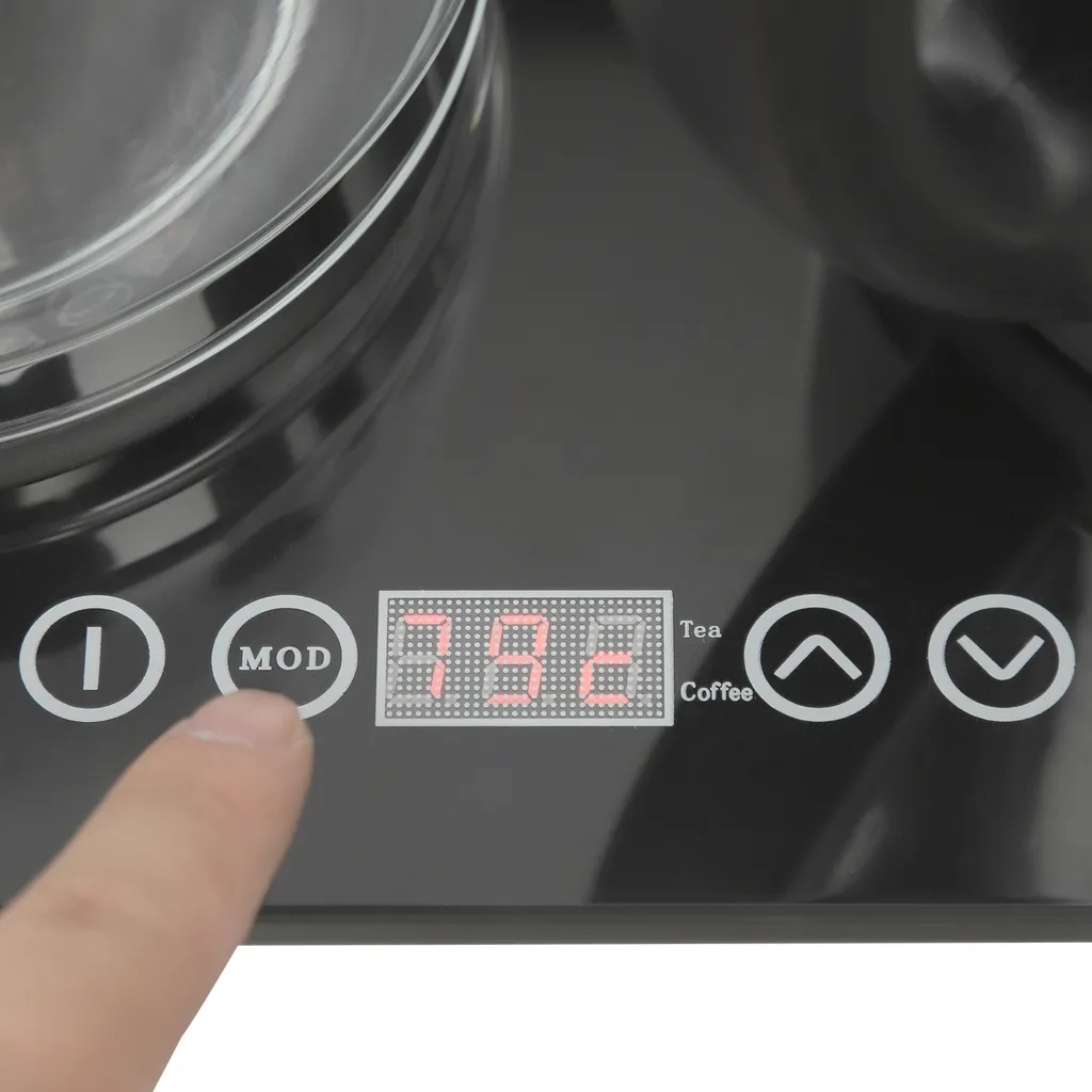 Bouilloire électrique tactile Multifonctionnelle - Contrôle précis 1.7L