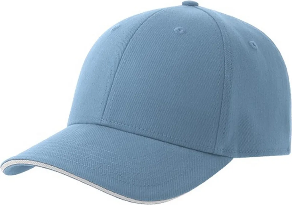 Cappello Unisex Atlantis Liberty Sandwich AB637 Columbia Blue/White