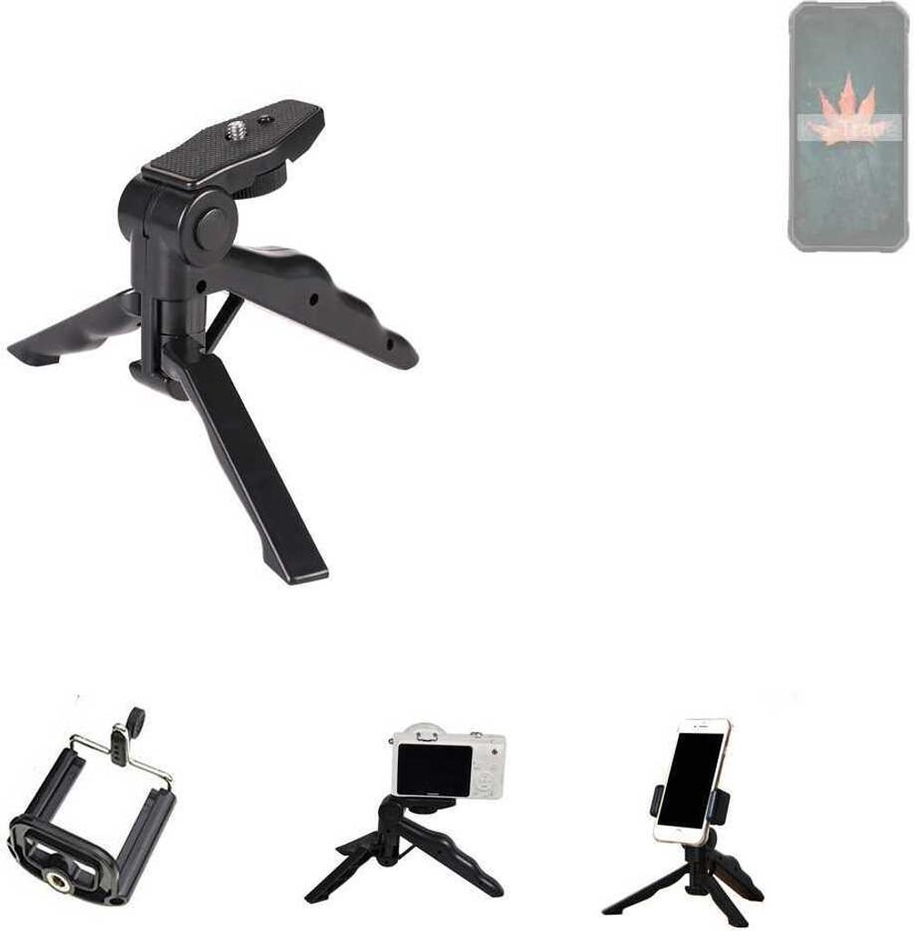 K-S-Trade Stativ Tisch-Ständer Dreibein Handy-Stativ Ständer kompatibel mit iiiF150 Air1 Mini-Stativ Smartphone Tripod Handy-Stativ aus Plastik