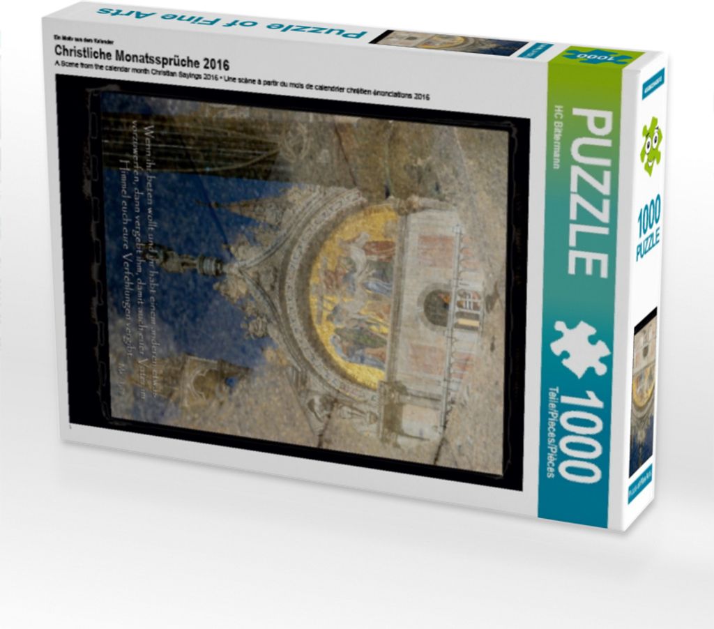 Calvendo Ein Motiv aus dem Kalender Christliche Monatssprüche 2016 1000 Teile Puzzle hoch 480x640mm, Bittermann HC; 7321968