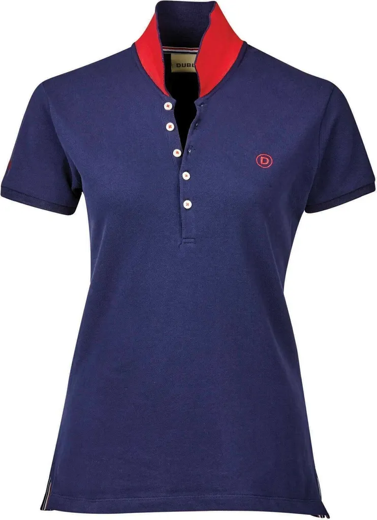 Polo femme ajusté et léger Dublin Lily, textile respirant marine XS