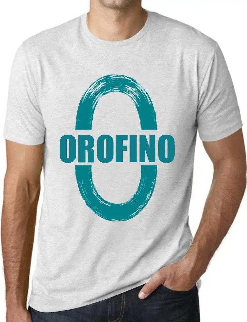 Herren Grafik T-Shirt Orofino Öko-Verantwortlich Vintage Jahrgang Kurzarm Lustige Druck Geburtstag Geschenk Mann