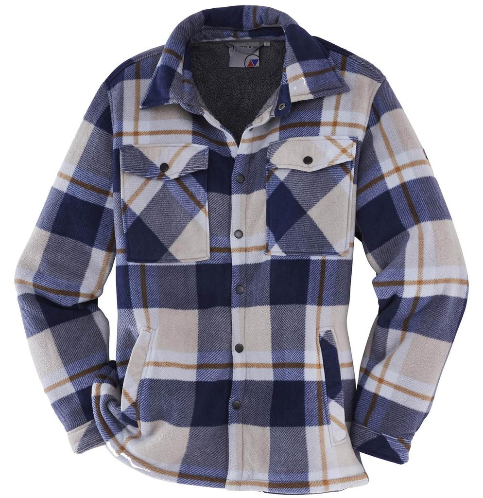 Terrax Workwear Herren Overshirt mit Sherpa-Futter - Produktbild 