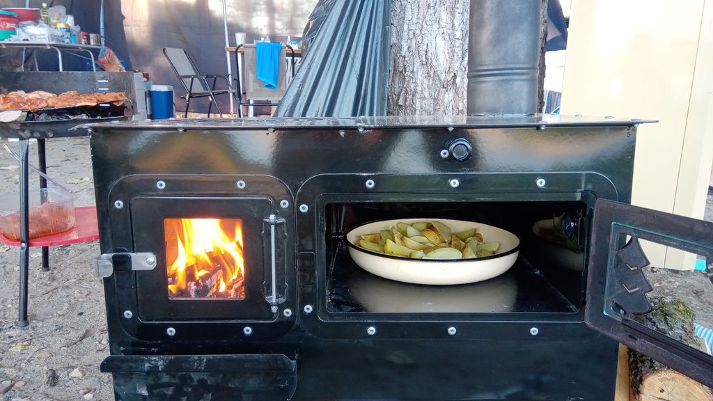 Camping ofen Gartenofen  Gartenküche Pizzaofen Zeltofen Produktbild 5