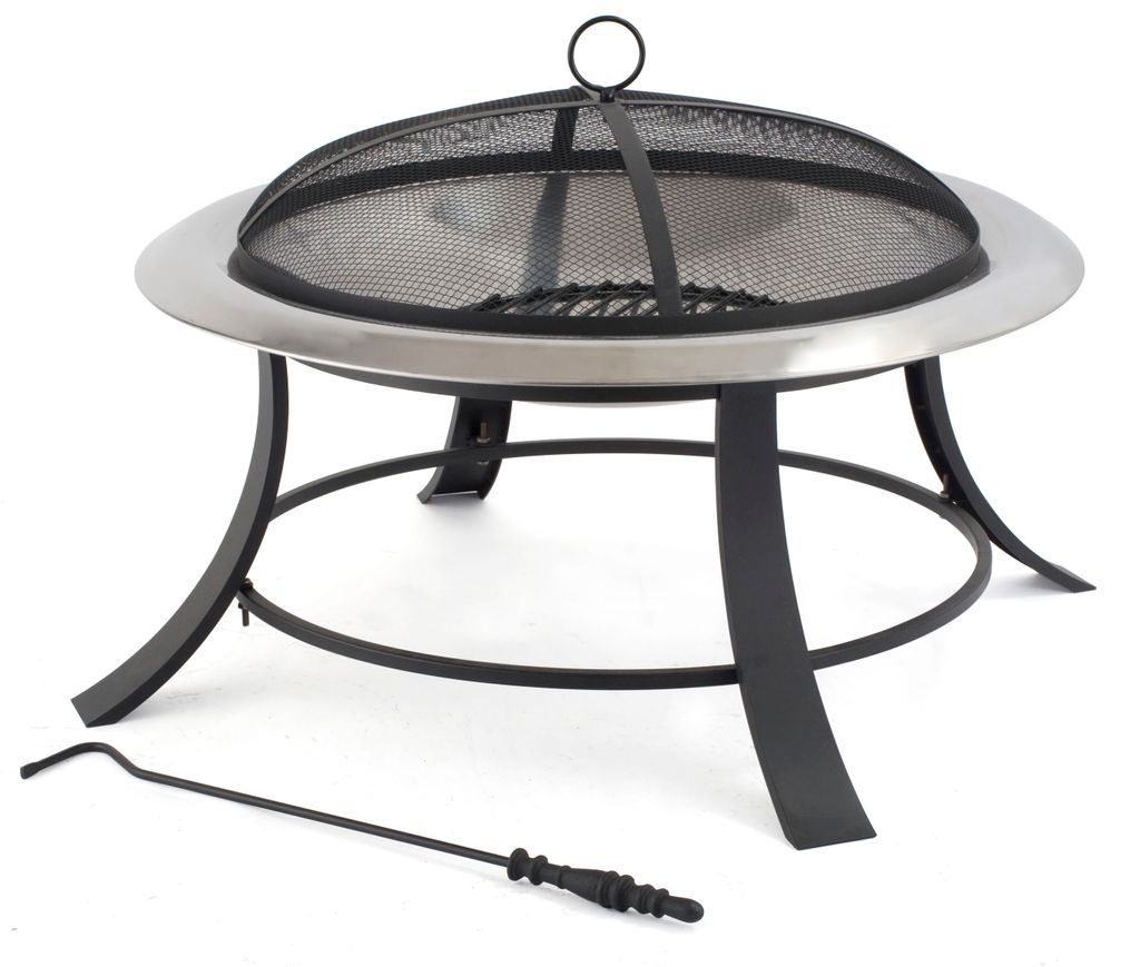 tepro Feuerstelle Feuerstelle Silver City, schwarz/silber Produktbild 