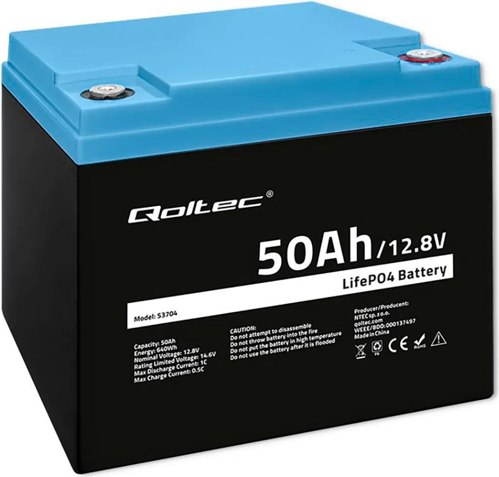 Batterie LiFePO4 12V 50Ah BMS : Finissez-en avec les Pannes d'Énergie