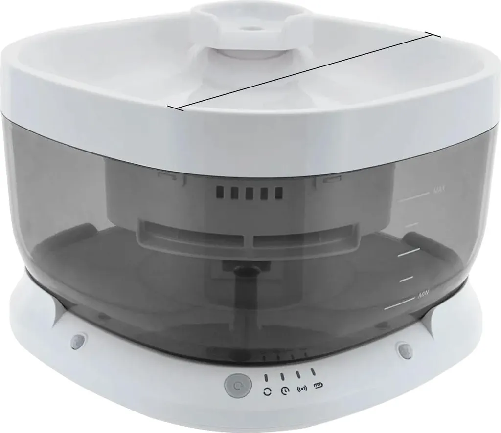 Fontaine à eau pour chats 7L sans fil rechargeable Blanc - Modèle XXL